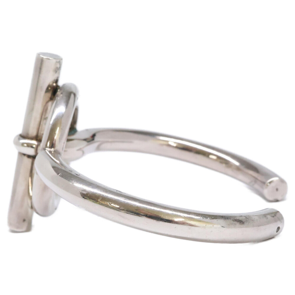 HERMES Hermes SV925 Echapp√© Vintage Bangle Silver Women's - Picture 3 of 8